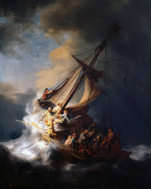 Rembrandt Peale Storm on the Sea of Galilee